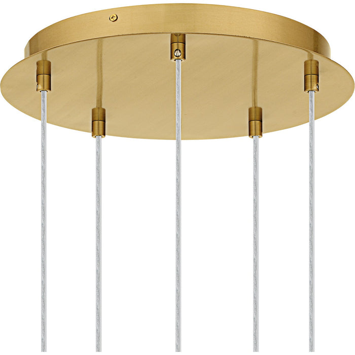 Quoizel - PCSKY1812BRG - LED Pendant - Skye - Brushed Gold