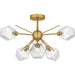 Quoizel - PCSVD1724BRG - Six Light Semi-Flush Mount - Salvador - Brushed Gold