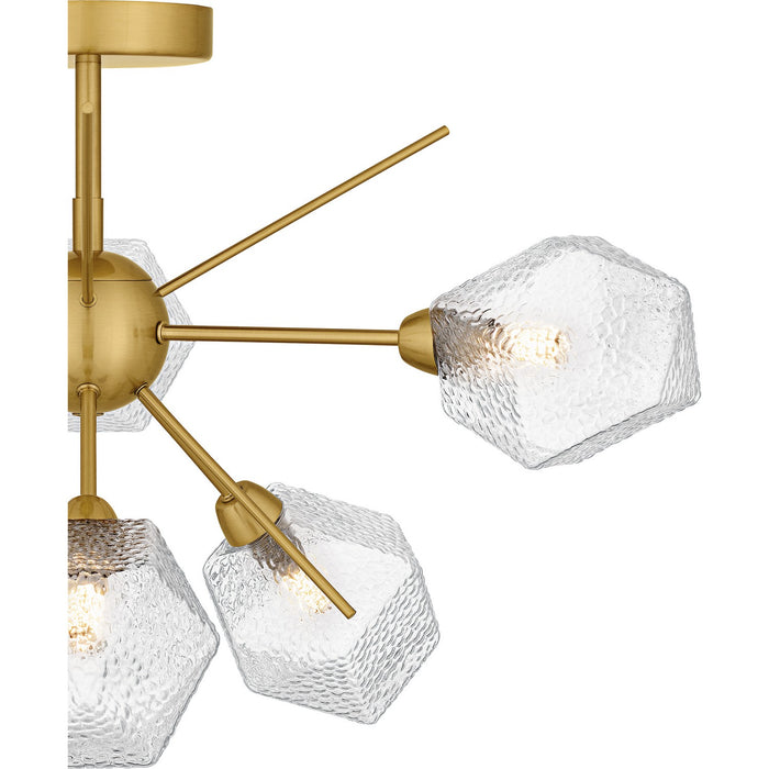 Quoizel - PCSVD1724BRG - Six Light Semi-Flush Mount - Salvador - Brushed Gold