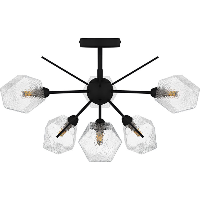 Quoizel - PCSVD1724EK - Six Light Semi-Flush Mount - Salvador - Earth Black