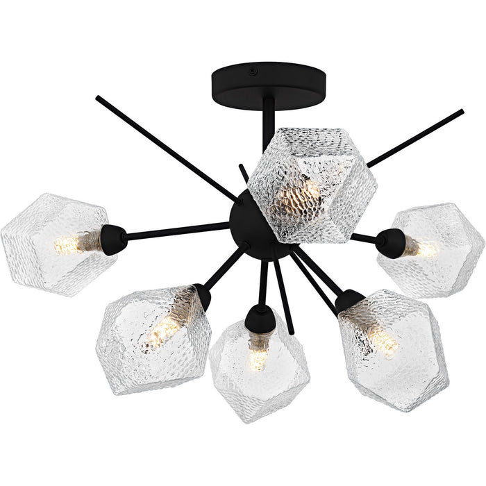 Quoizel - PCSVD1724EK - Six Light Semi-Flush Mount - Salvador - Earth Black