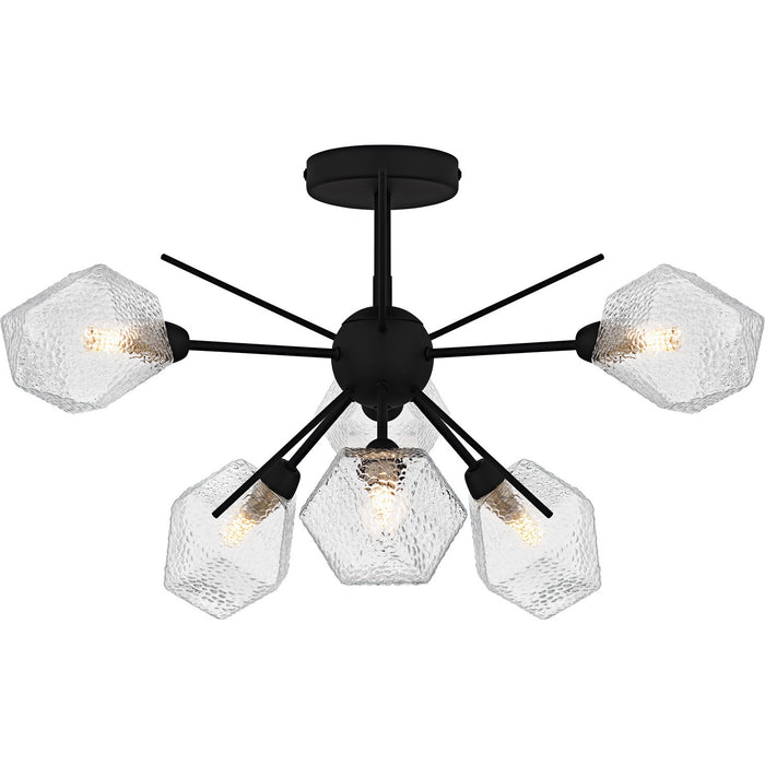 Quoizel - PCSVD1724EK - Six Light Semi-Flush Mount - Salvador - Earth Black