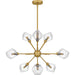 Quoizel - PCSVD5034BRG - Nine Light Chandelier - Salvador - Brushed Gold