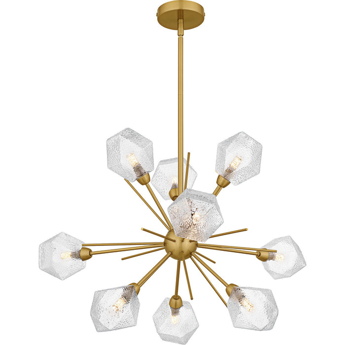 Quoizel - PCSVD5034BRG - Nine Light Chandelier - Salvador - Brushed Gold