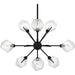 Quoizel - PCSVD5034EK - Nine Light Chandelier - Salvador - Earth Black