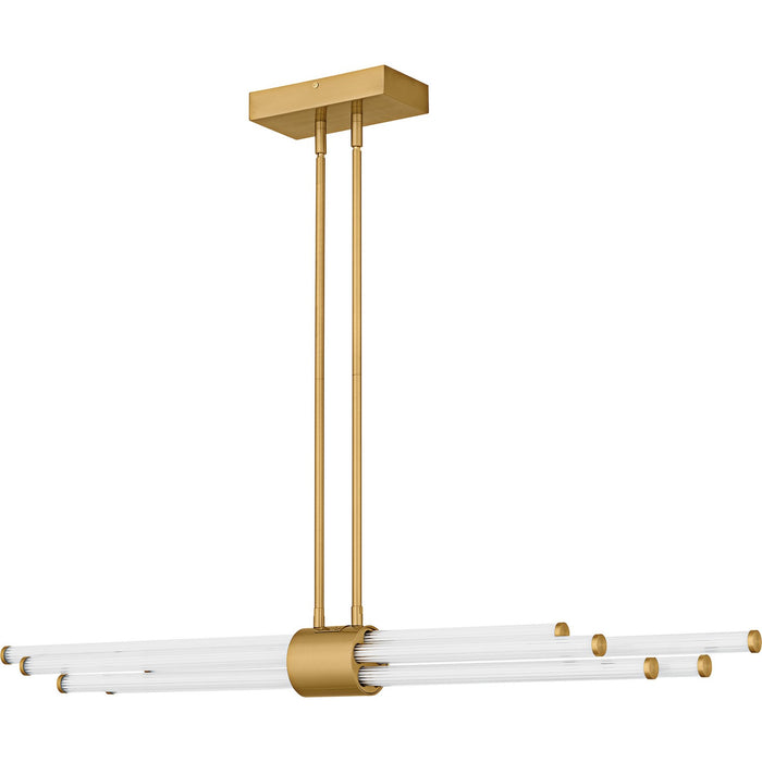 Quoizel - PCTAL146BRG - LED Linear Chandelier - Talbott - Brushed Gold