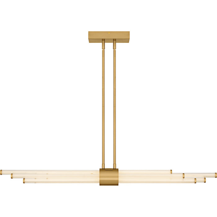Quoizel - PCTAL146BRG - LED Linear Chandelier - Talbott - Brushed Gold