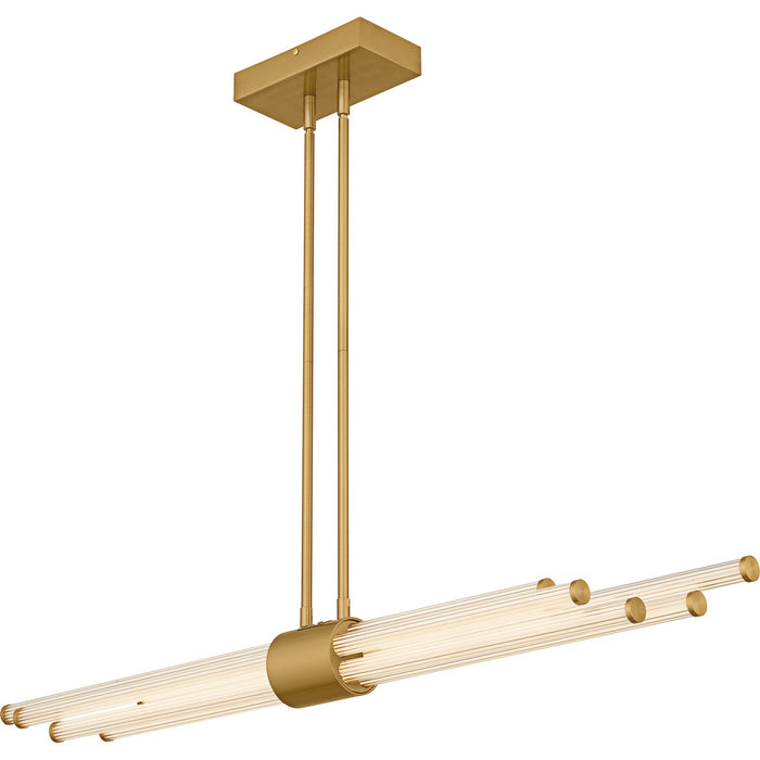 Quoizel - PCTAL146BRG - LED Linear Chandelier - Talbott - Brushed Gold