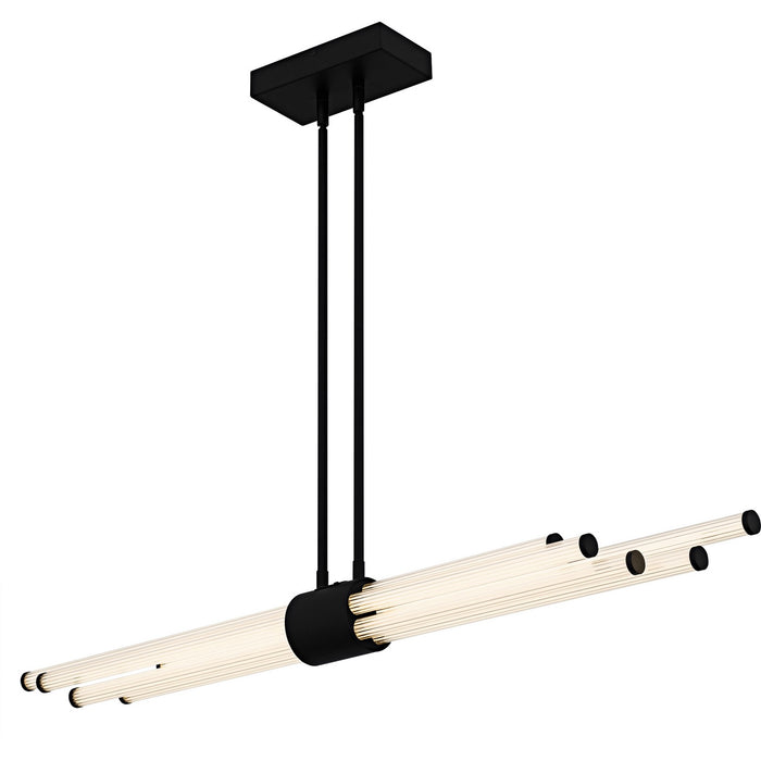 Quoizel - PCTAL146MBK - LED Linear Chandelier - Talbott - Matte Black