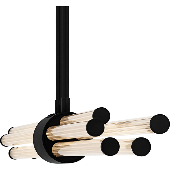 Quoizel - PCTAL146MBK - LED Linear Chandelier - Talbott - Matte Black