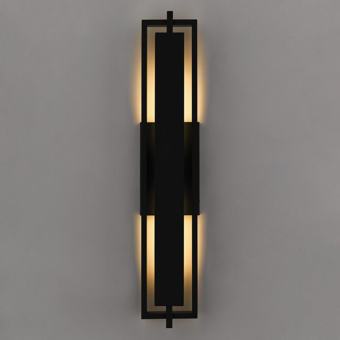 Quoizel - PNT8506MBK - LED Outdoor Wall Lantern - Pointsett - Matte Black