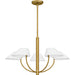 Quoizel - PNY5028BRG - Five Light Chandelier - Penley - Brushed Gold