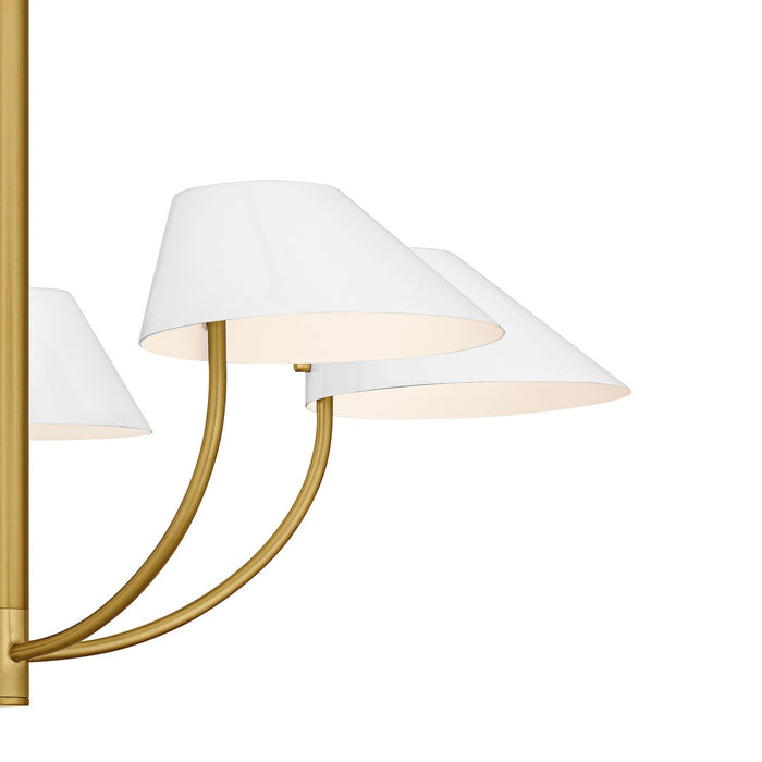Quoizel - PNY5028BRG - Five Light Chandelier - Penley - Brushed Gold