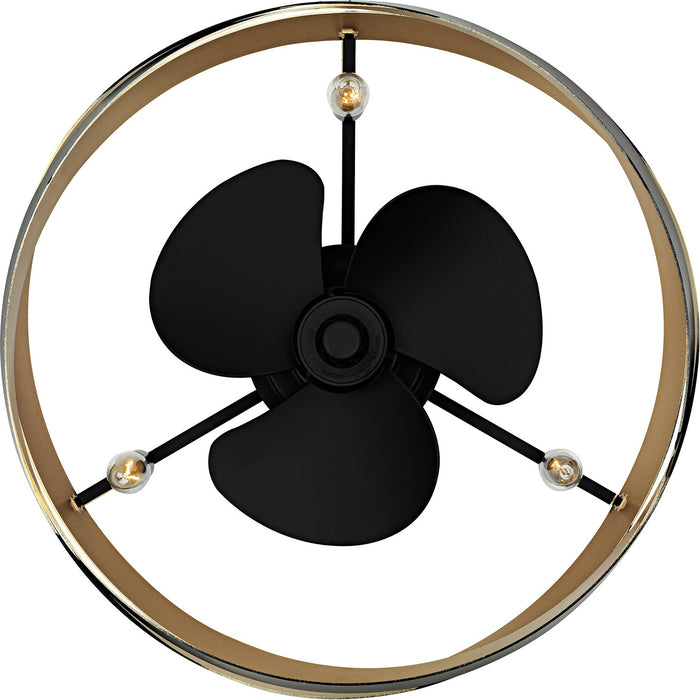 Quoizel - QFA6771MBK - Three Light Fan Light - Zito - Matte Black