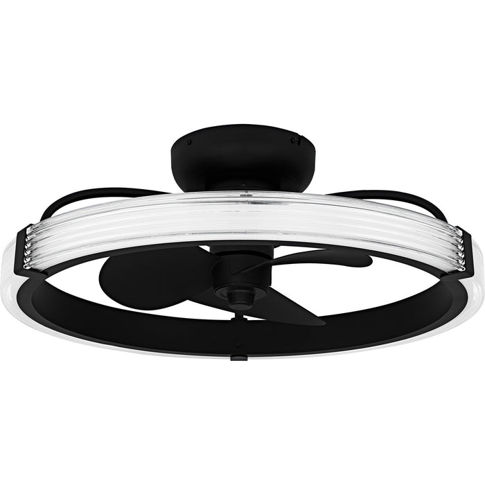 Quoizel - QFA6805MBK - LED Fan Light - Elrod - Matte Black