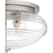 Quoizel - QFL6773BN - Four Light Flush Mount - Gatonby - Brushed Nickel