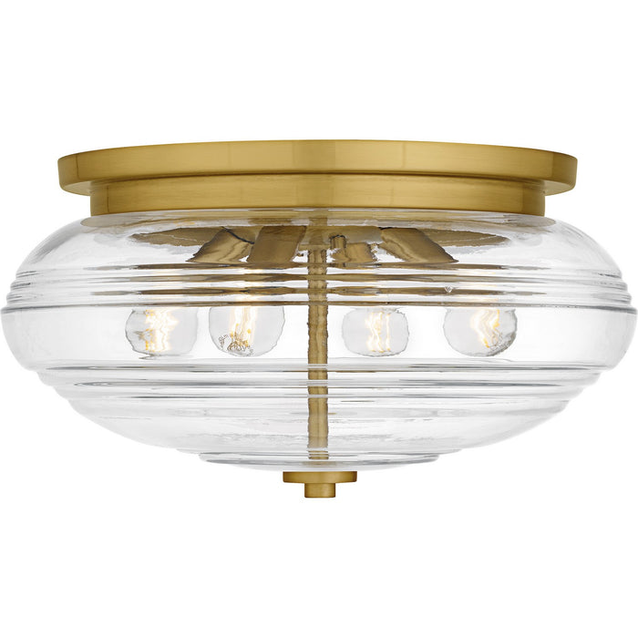 Quoizel - QFL6773BRG - Four Light Flush Mount - Gatonby - Brushed Gold