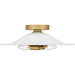 Quoizel - QFL6789LGK - Two Light Flush Mount - Indigo - Light Gold