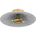 Quoizel - QFL6789LGK - Two Light Flush Mount - Indigo - Light Gold