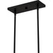 Quoizel - QLC6176MBK - Five Light Linear Chandelier - Rainier - Matte Black