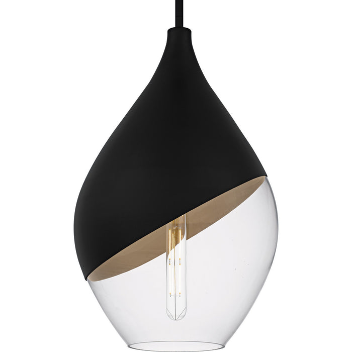 Quoizel - QMP6797MBK - One Light Pendant - Drover - Matte Black