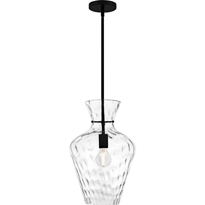 Quoizel - QMP6806MBK - One Light Pendant - Hollis - Matte Black