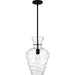 Quoizel - QMP6806MBK - One Light Pendant - Hollis - Matte Black