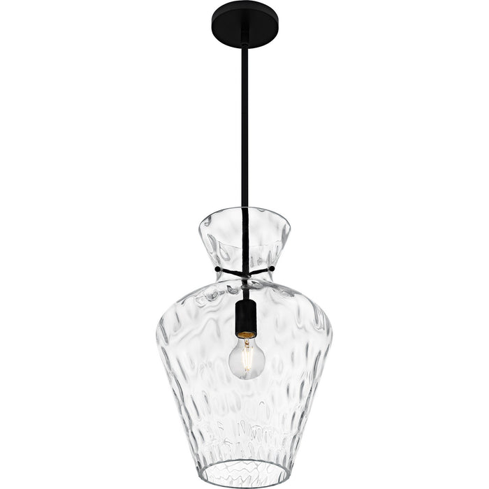 Quoizel - QMP6806MBK - One Light Pendant - Hollis - Matte Black
