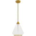 Quoizel - QP6750BRG - One Light Mini Pendant - Haze - Brushed Gold