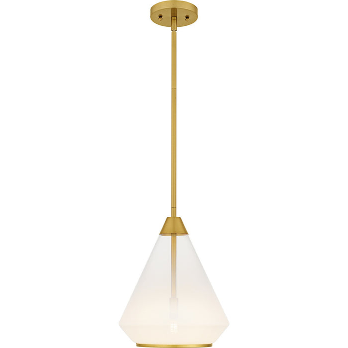 Quoizel - QP6750BRG - One Light Mini Pendant - Haze - Brushed Gold