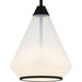 Quoizel - QP6750MBK - One Light Mini Pendant - Haze - Matte Black