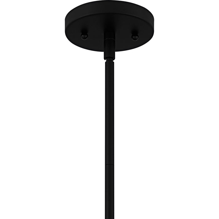 Quoizel - QP6750MBK - One Light Mini Pendant - Haze - Matte Black