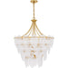 Quoizel - QP6766GFL - Seven Light Pendant - Lilestone - Gold Leaf