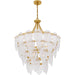 Quoizel - QP6766GFL - Seven Light Pendant - Lilestone - Gold Leaf