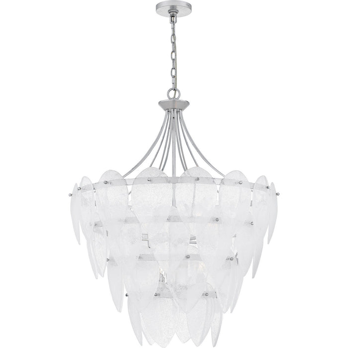 Quoizel - QP6766SL - Seven Light Pendant - Lilestone - Silver Leaf