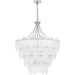 Quoizel - QP6766SL - Seven Light Pendant - Lilestone - Silver Leaf
