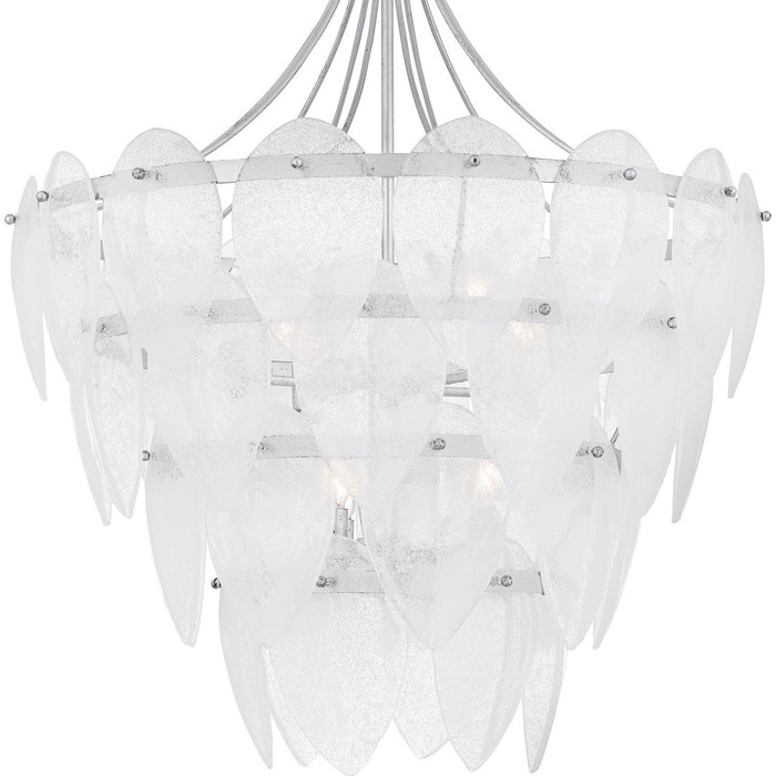 Quoizel - QP6766SL - Seven Light Pendant - Lilestone - Silver Leaf