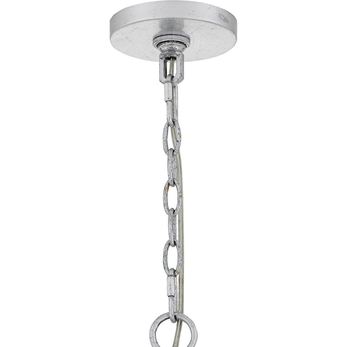Quoizel - QP6766SL - Seven Light Pendant - Lilestone - Silver Leaf