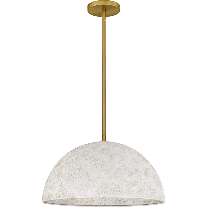 Quoizel - QP6768BRG - Three Light Pendant - Portia - Brushed Gold