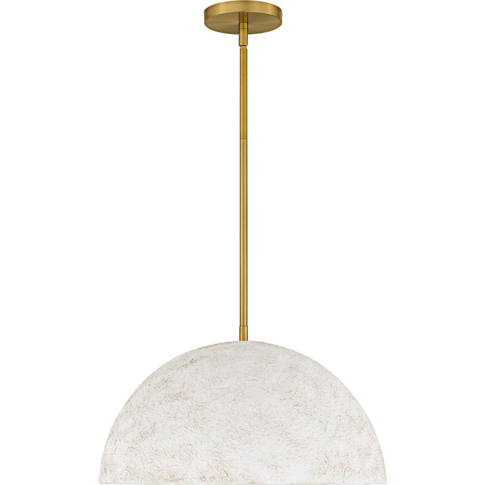 Quoizel - QP6768BRG - Three Light Pendant - Portia - Brushed Gold