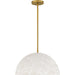Quoizel - QP6768BRG - Three Light Pendant - Portia - Brushed Gold