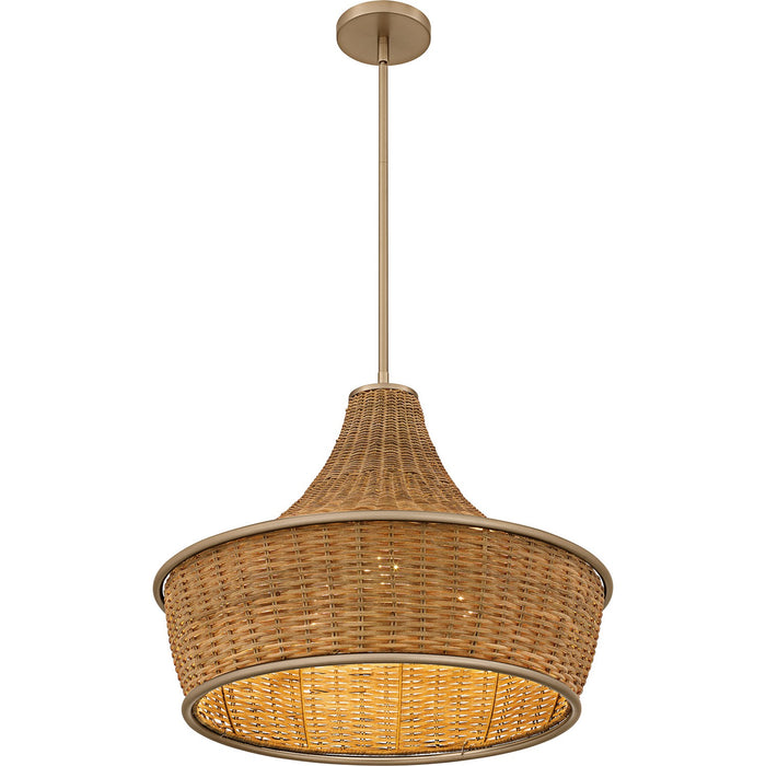 Quoizel - QP6770BGD - Three Light Pendant - Solebay - Bronze Gold