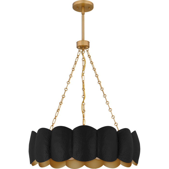 Quoizel - QP6794MBK - Five Light Pendant - Santana - Matte Black