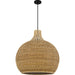 Quoizel - QP6796MBK - Four Light Pendant - Sycamore - Matte Black