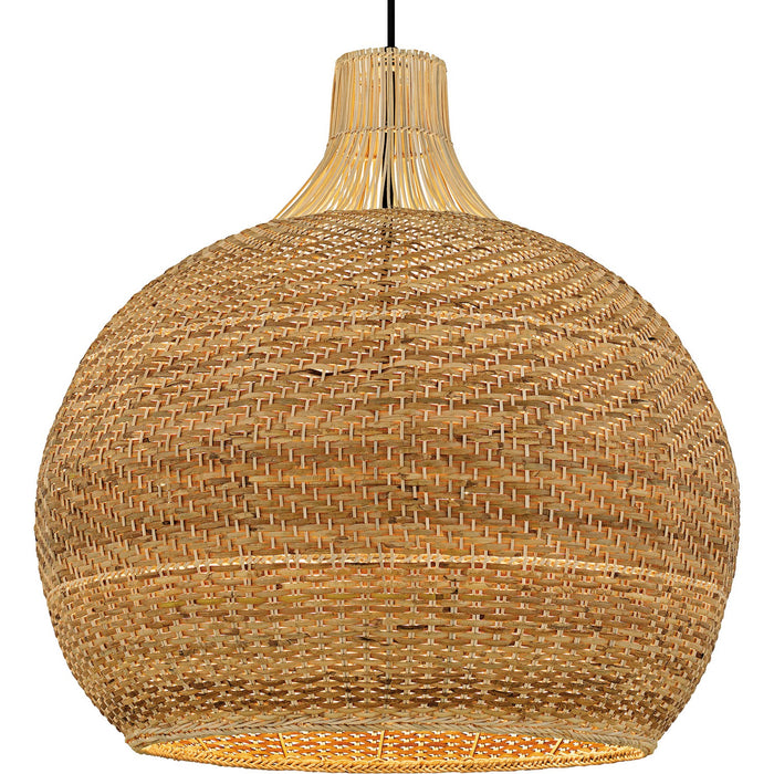 Quoizel - QP6796MBK - Four Light Pendant - Sycamore - Matte Black