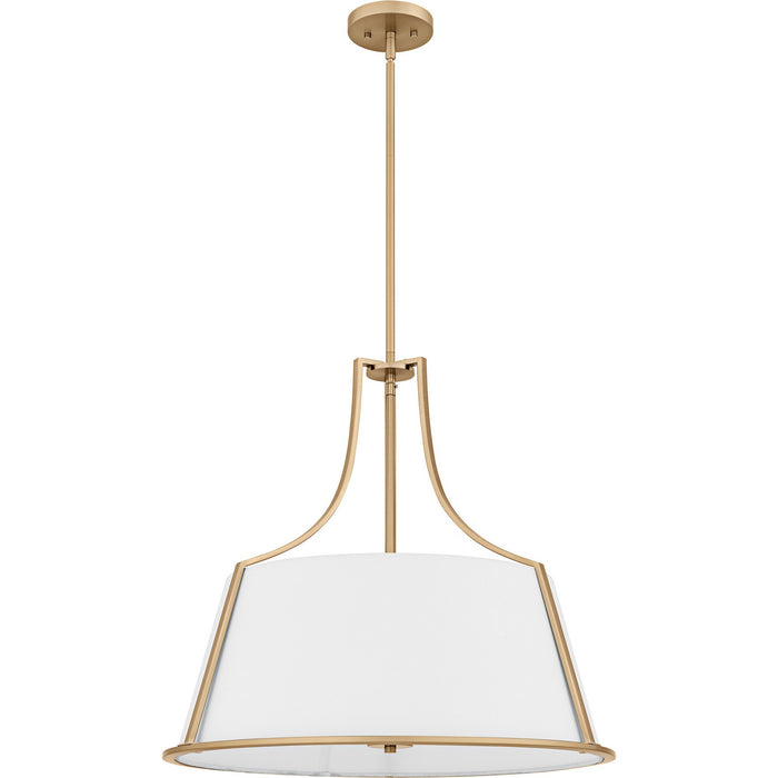 Quoizel - QP6802BGD - Five Light Pendant - Harte - Bronze Gold