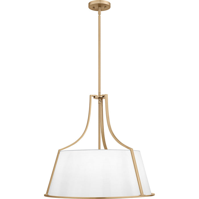 Quoizel - QP6802BGD - Five Light Pendant - Harte - Bronze Gold