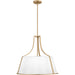 Quoizel - QP6802BGD - Five Light Pendant - Harte - Bronze Gold