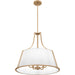 Quoizel - QP6802BGD - Five Light Pendant - Harte - Bronze Gold
