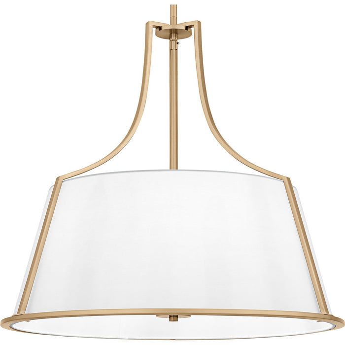 Quoizel - QP6802BGD - Five Light Pendant - Harte - Bronze Gold
